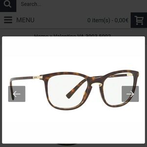 NWT Valentino VA3003 eyewear - Havana